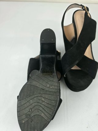 Scarpe donna camoscio nero Tg 37