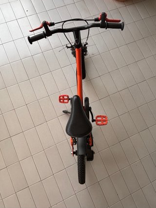 Bicicleta Infantil BTWIN 16 Robot Naranja