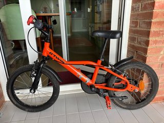 Bicicleta Infantil BTWIN 16 Robot Naranja