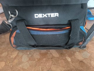 Mochila Dexter Negra y Naranja