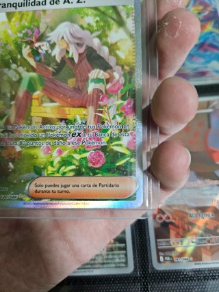 Carta Pokémon Tranquilidad de A. Z. 120/086 SIR