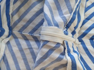 Falda Caroll Rayas Azul y Blanco