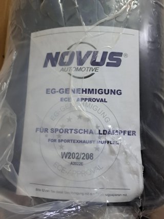 Tubo de escape NOVUS Mercedes W202/208