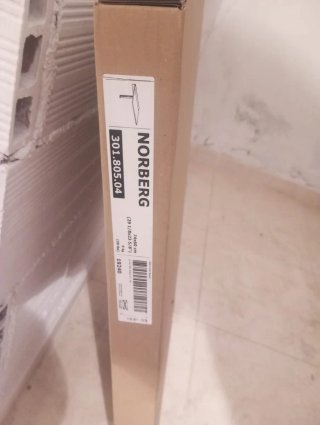 Mesa plegable pared NORBERG Ikea blanca