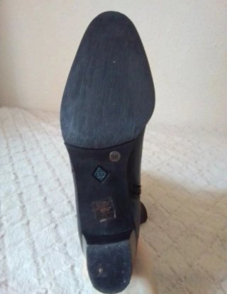 BOTINES PIEL NEGRO MUJER