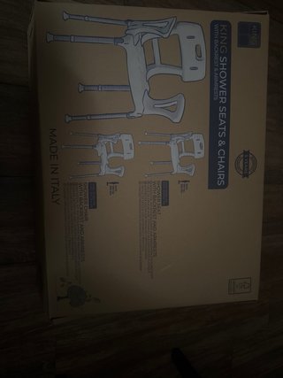 Silla de ducha con reposabrazos Portofino 150kg