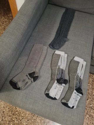 Lote 5 pares calcetines para nieve