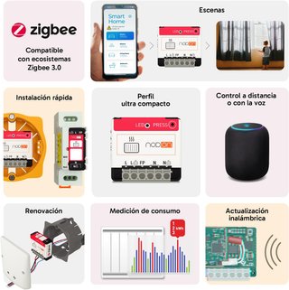 Módulo Calefacción NodOn Zigbee 3.0 Hilo Piloto