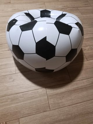 Asiento hinchable balón fútbol