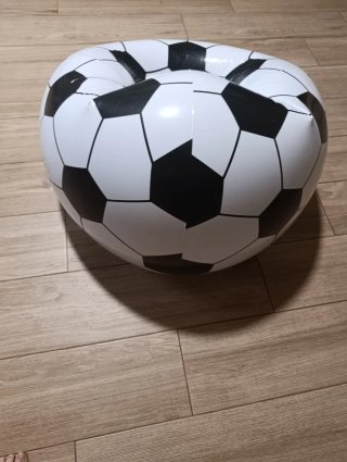 Asiento hinchable balón fútbol