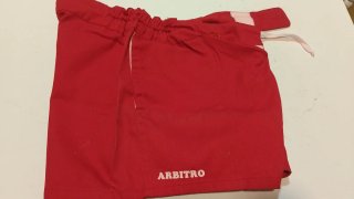 Pantalón Rugby Arbitro Viator Rojo