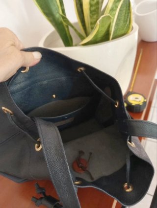 Borsa Nannini Vera Pelle Blu Marino