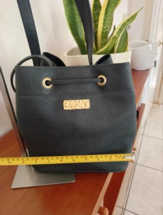 Borsa Nannini Vera Pelle Blu Marino
