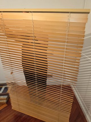 2 Persianas Madera Ikea 100x160cm