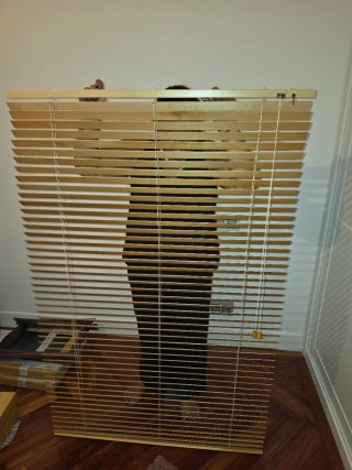 2 Persianas Madera Ikea 100x160cm