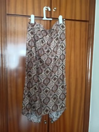Falda Massimo Dutti Estampada Multicolor
