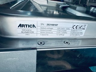 610.Lavavajillas Artica Inox 12 Cubiertos Como Nue
