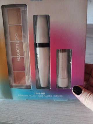 MAGICSTUDIO Set Maquillaje Paleta Sombras Mascara
