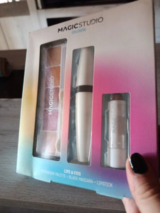 MAGICSTUDIO Set Maquillaje Paleta Sombras Mascara
