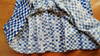 Vestido Carolina Herrera Azul y Blanco