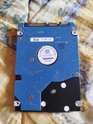 Disco Duro TOSHIBA SATA 2,5" 80GB PS3 PS4 Portátil
