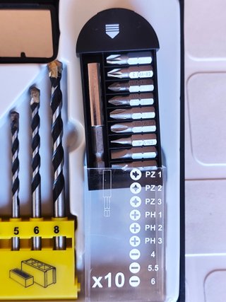 Estuche de brocas DEXTER 25 piezas. NUEVO