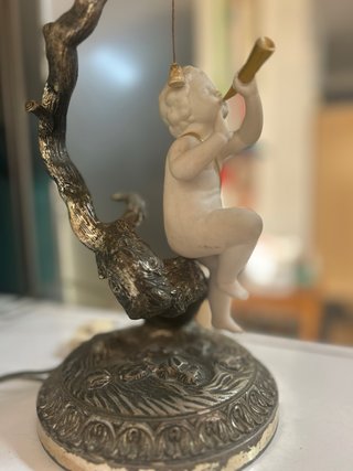 Lámpara Vintage Ángel Porcelana