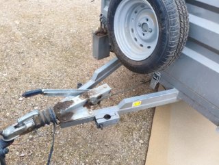 Remolque basculante para coche