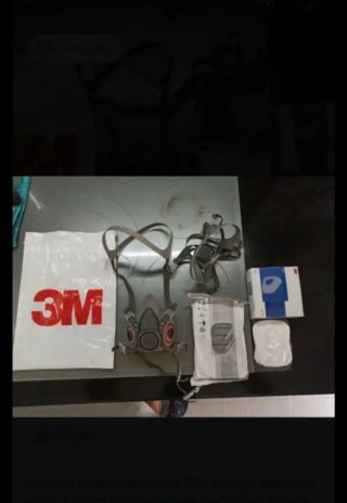 3M Respiratore per pittura 6002 A2P2