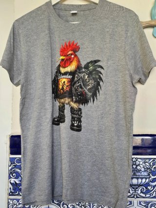 Camiseta Negra Talla XL Fénix