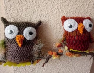 BÚHOS CROCHET