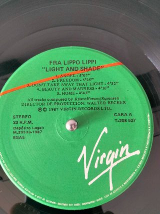 FRA LIPPO LIPPI - Light And Shade Vinilo