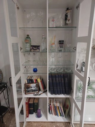 2 Vitrinas Brimnes Ikea Blanca 190x80x34