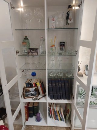 2 Vitrinas Brimnes Ikea Blanca 190x80x34