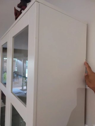2 Vitrinas Brimnes Ikea Blanca 190x80x34