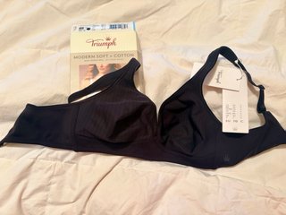 Sujetador Triumph Modern Soft+Cotton Negro 85C