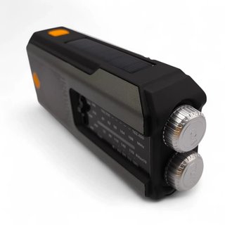 RADIO SOLAR/MANIVELA HAND CRANK LPO-R102 CON CAJA