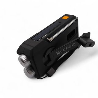 RADIO SOLAR/MANIVELA HAND CRANK LPO-R102 CON CAJA