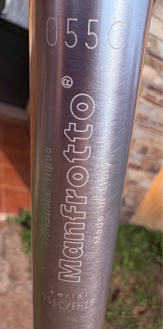 Trípode Manfrotto Profesional 055C + Rótula 268
