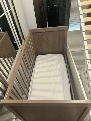 Cuna colecho convertible en cama