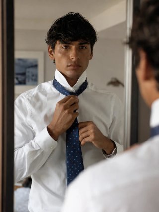 Corbata Hermès Micro H