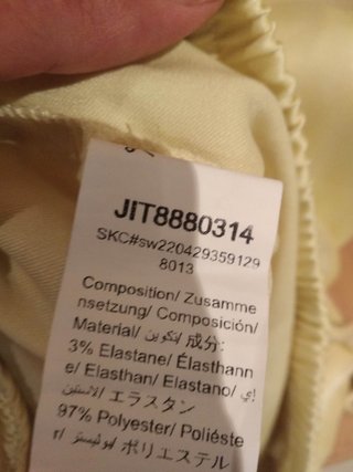 Pantalón Amarillo de Pata Ancha