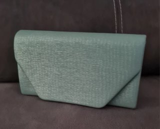 Bolso de fiesta/boda verde esmeralda