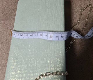 Bolso de fiesta/boda verde esmeralda