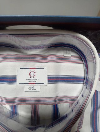 Camicia uomo Henry Cotton's manica lunga taglia 3