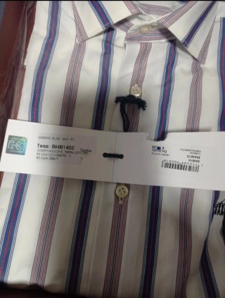 Camicia uomo Henry Cotton's manica lunga taglia 3