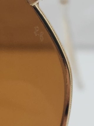Gafas de sol Ray-Ban Hexagonal Dorado Marrón