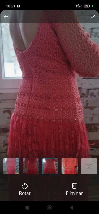 VESTIDO CEREMONIAS CALADO CON TRANSPARENCIAS