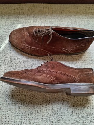 Zapatos Ante Marrón Hombre