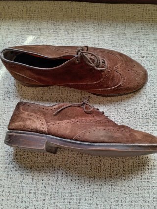 Zapatos Ante Marrón Hombre